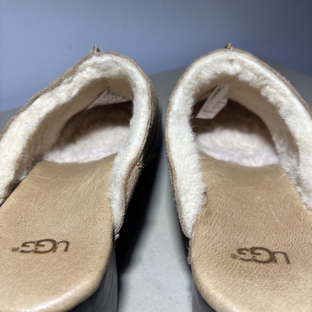 UGG Kassi Women's Mule Brown Suede 8 Slip On Clog Studded Comfort Boho Shoes New - Picture 6 of 7